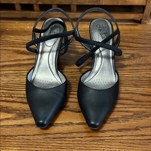 Life Stride Black Heels Classic Sophistication